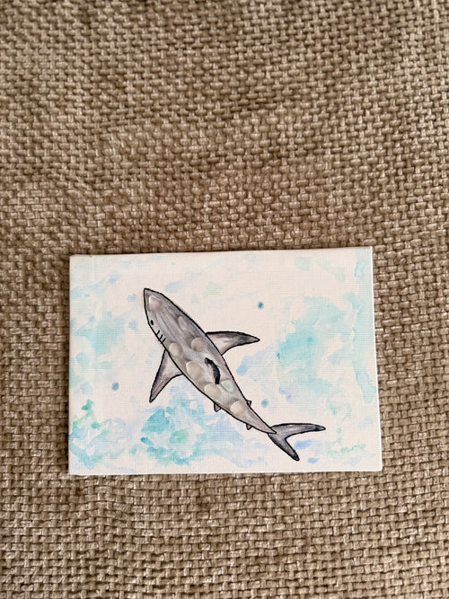 Blue Water Hunter | Original Sea Glass Artwork