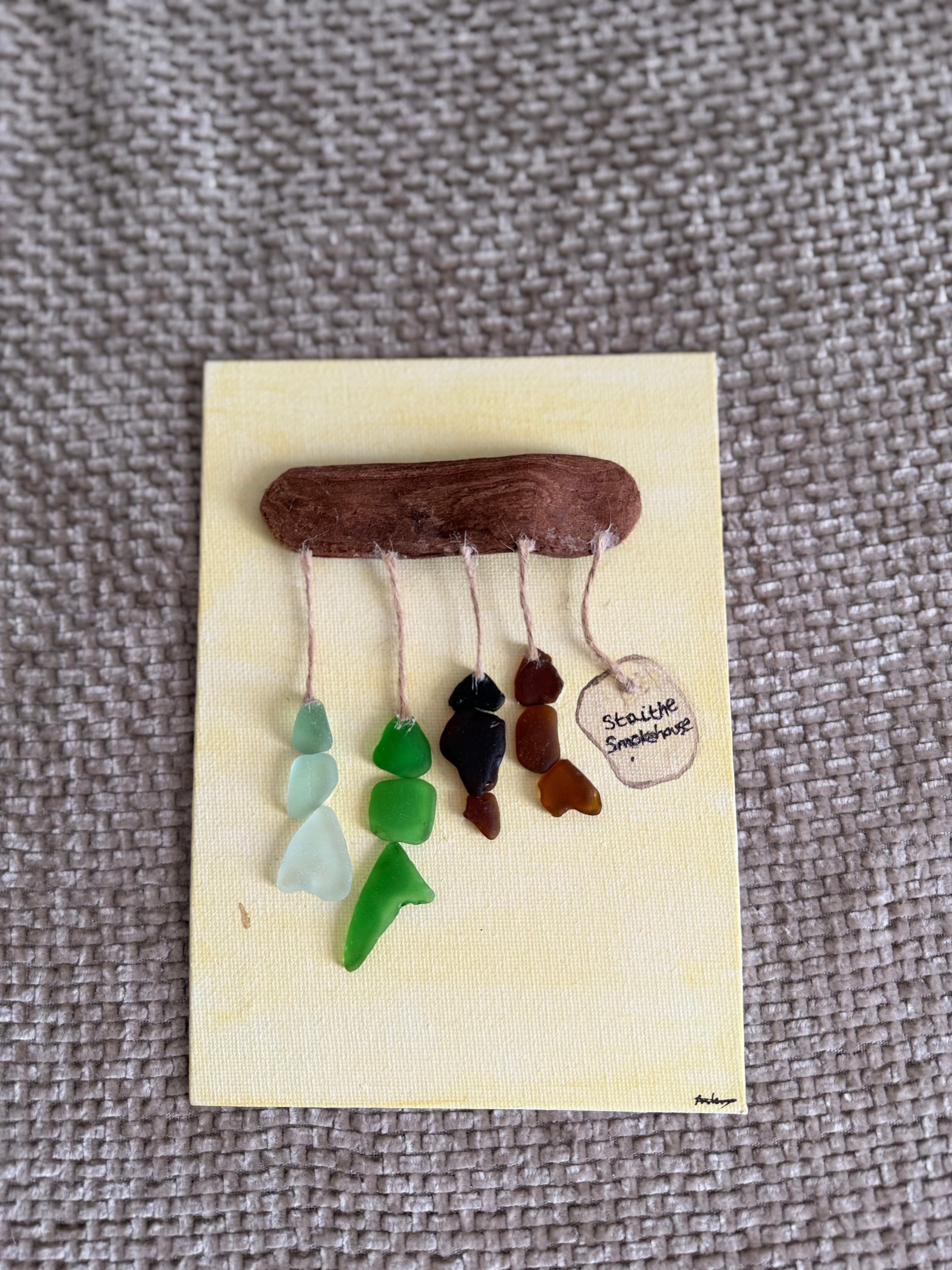 Brancaster Staithe Smokehouse | Original Sea Glass Artwork