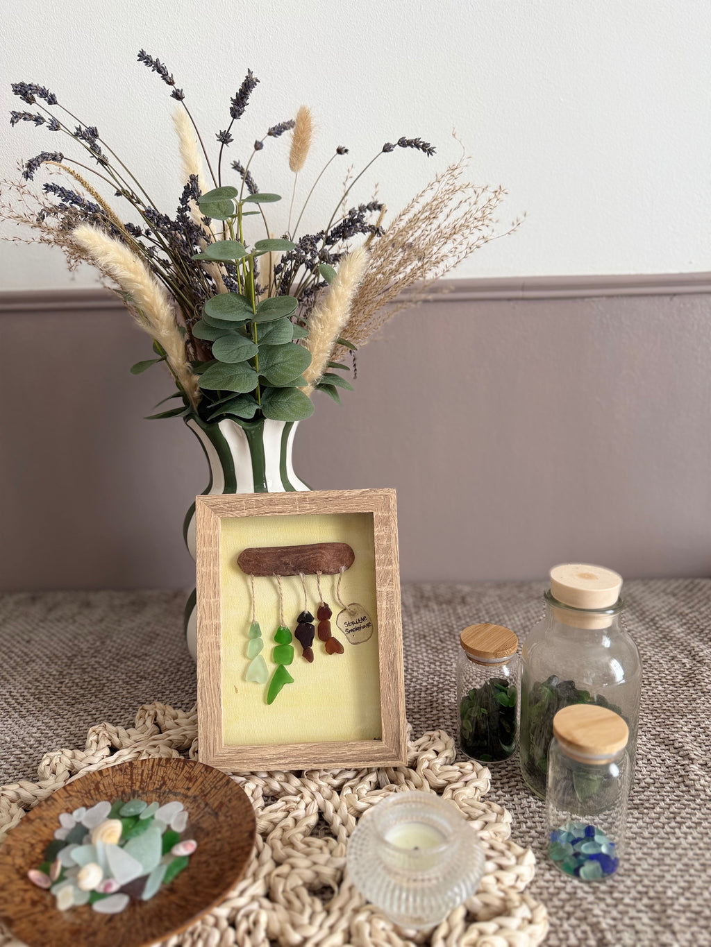 Brancaster Staithe Smokehouse | Original Sea Glass Artwork