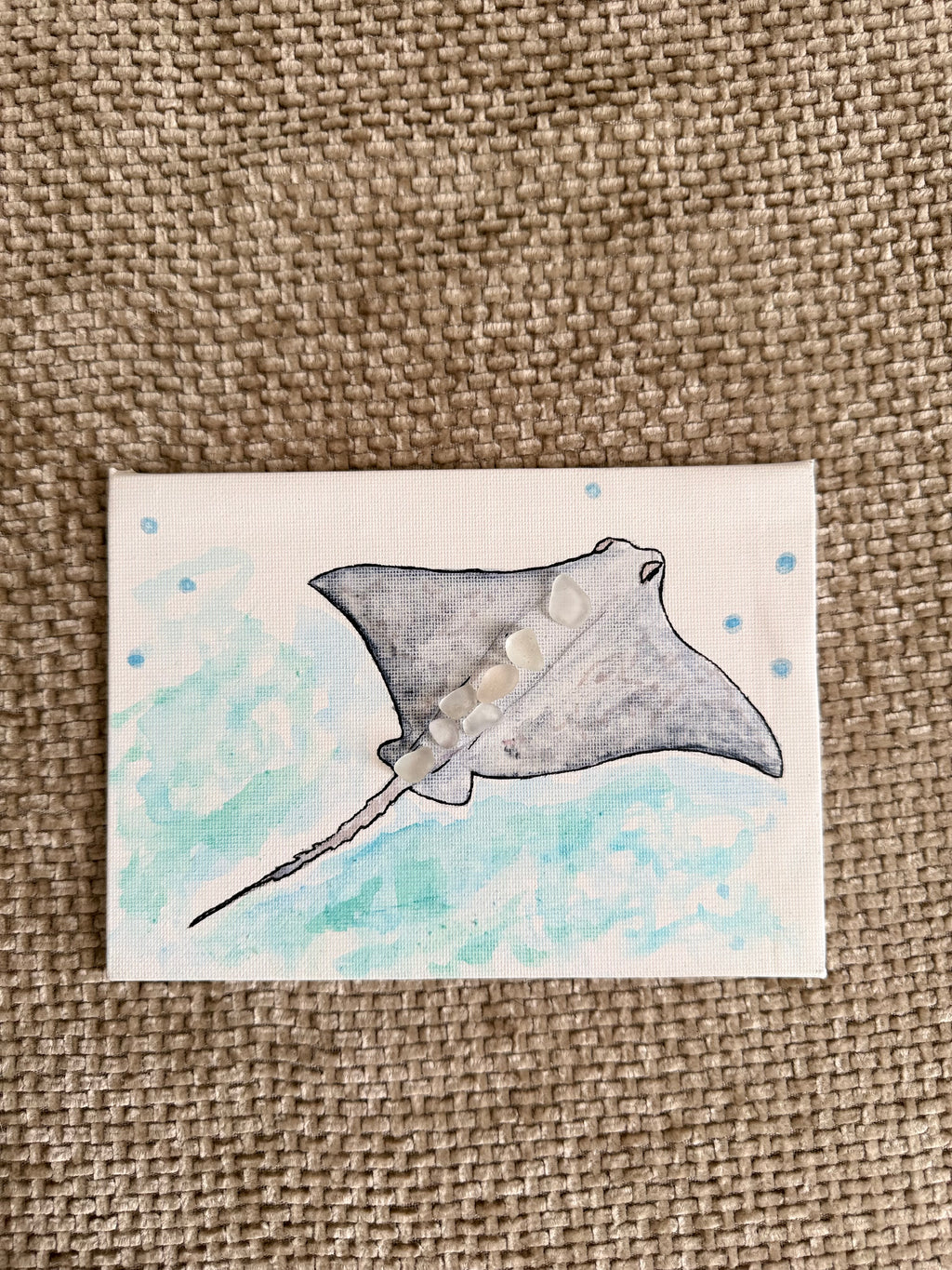 Gliding By | Original Sea Glass Artwork