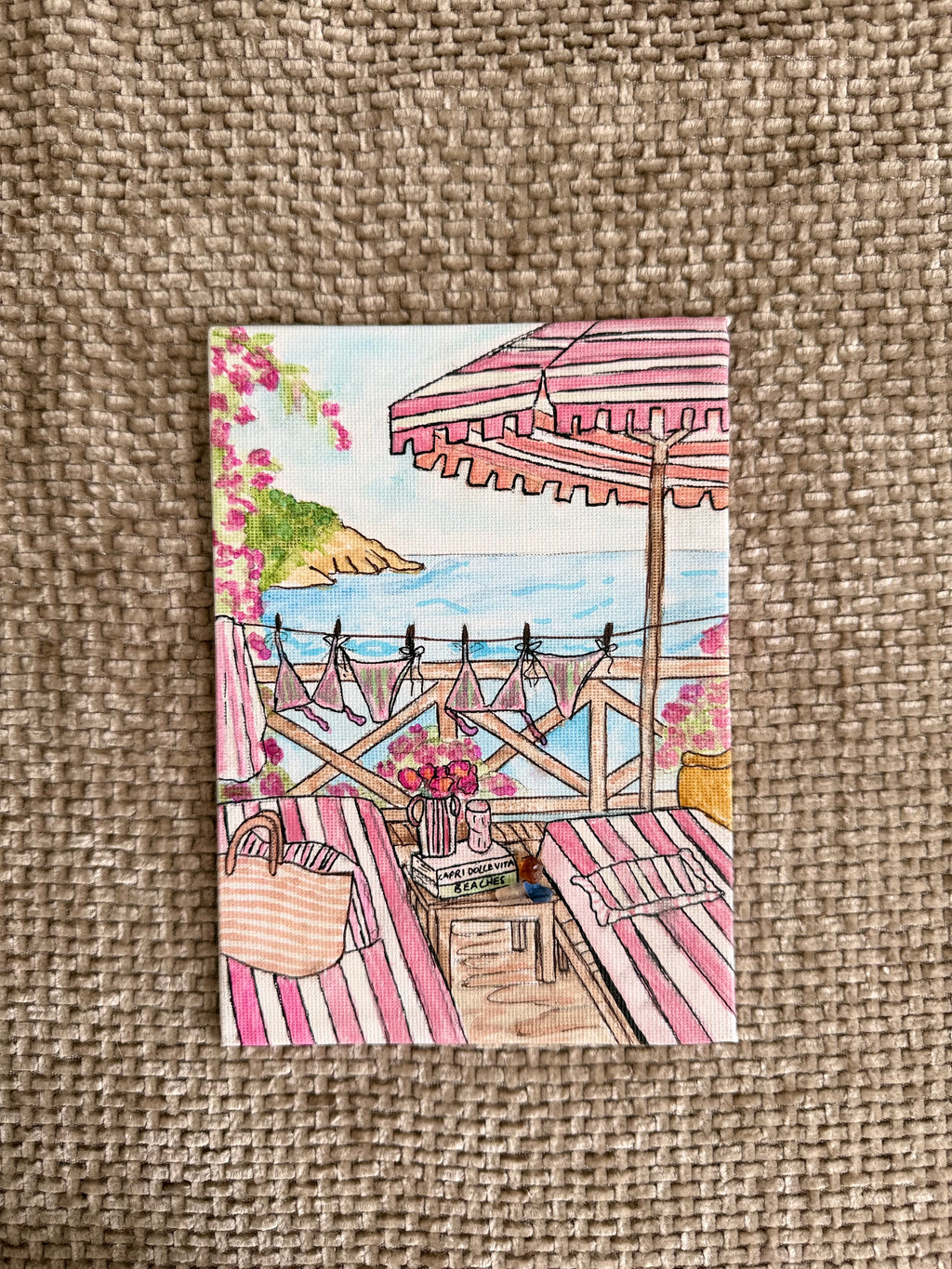 Somewhere in the Mediterranean | Original Sea Glass Artwork